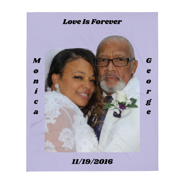 Love Is Forever (Custom) Throw Blanket