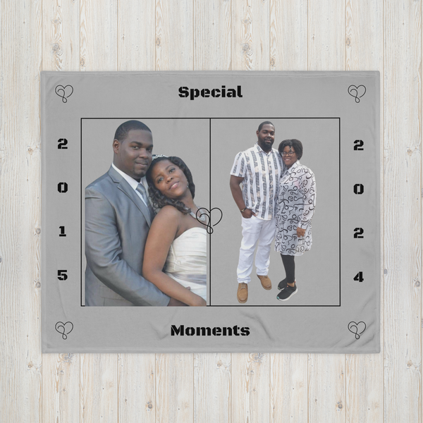 Special Moments (Custom) Throw Blanket