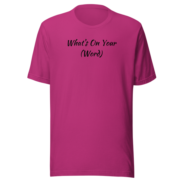 What's On Your (Word)