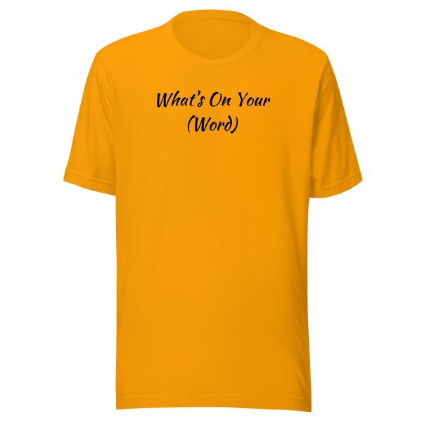 What's On Your (Word)
