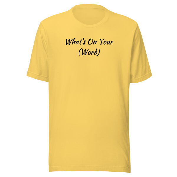 What's On Your (Word)